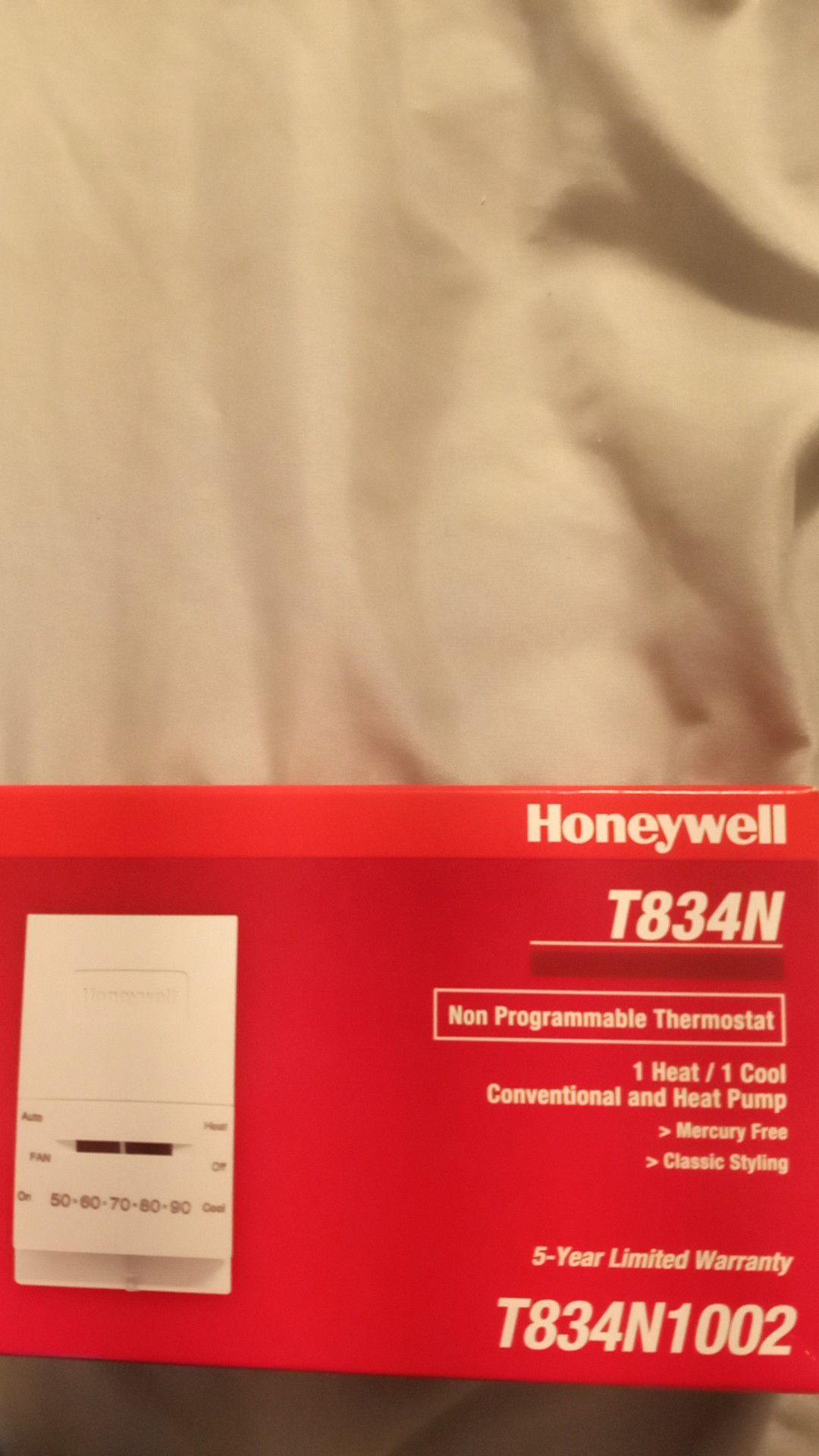 Honeywell T834n thermostat