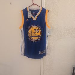 Golden State Warriors Kevin Durant #35 Basketball Jersey Large