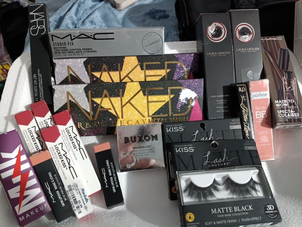 MAC Lip Sticks Urban Decay NAKED Pallets KiSS Lashes