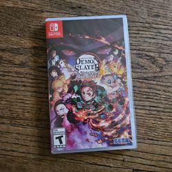 Nintendo Switch game dimon slayer new