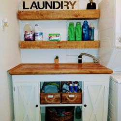 LAUNDRY ROOM STORAGE & ORGANIZER 