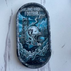 Oakland Raiders Tray Set Golden Gate Bridge Handmade San Francisco Collectible