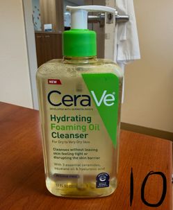 cerave foaming oil cleanser $10