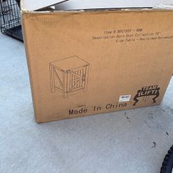 18” Barn Door Collection Side Table 