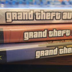 Grand Theft Auto San Andreas, Vice City And III 