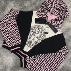 *Authentic* Versace Girls Pink Hoodie