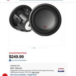 $200 alpine 12" type-R sealed box inkluded very loud 