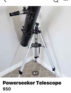 Celestron PowerSeeker 114EQ Reflector Telescope w/ Equatorial Mount & Tripod