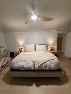 Bed Frame and Headboard for King Bed