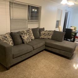 Gray Sectional Sofa