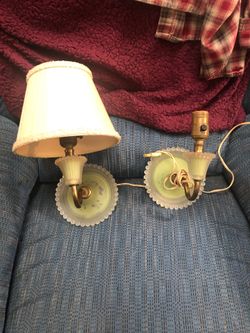 Antique Mid century lamps