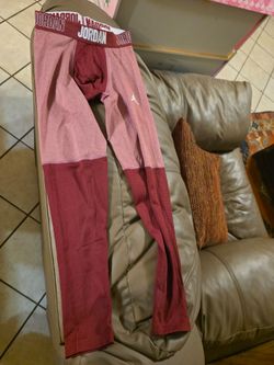 Nike Jordan 23 Alpha Basketball Tights Full Length Team Dark Maroon 
Size Small Mens
Good condition