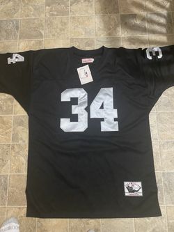 New Black football jersey #34 Mitchell & Ness throwback jersey w tags