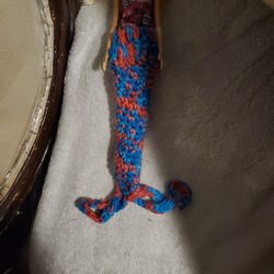 Crochet Handmade Mermaid Tail For Toy Barbie Doll. New!! Firm Price!!