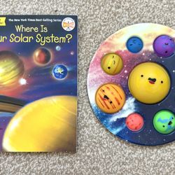 Kid Solar System Book And Toy 
