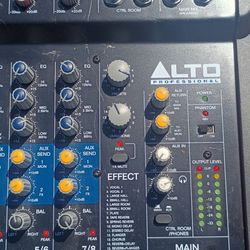 ALTO PROFESSIONAL MIXER 8 CHANNELS ZMX122  $45