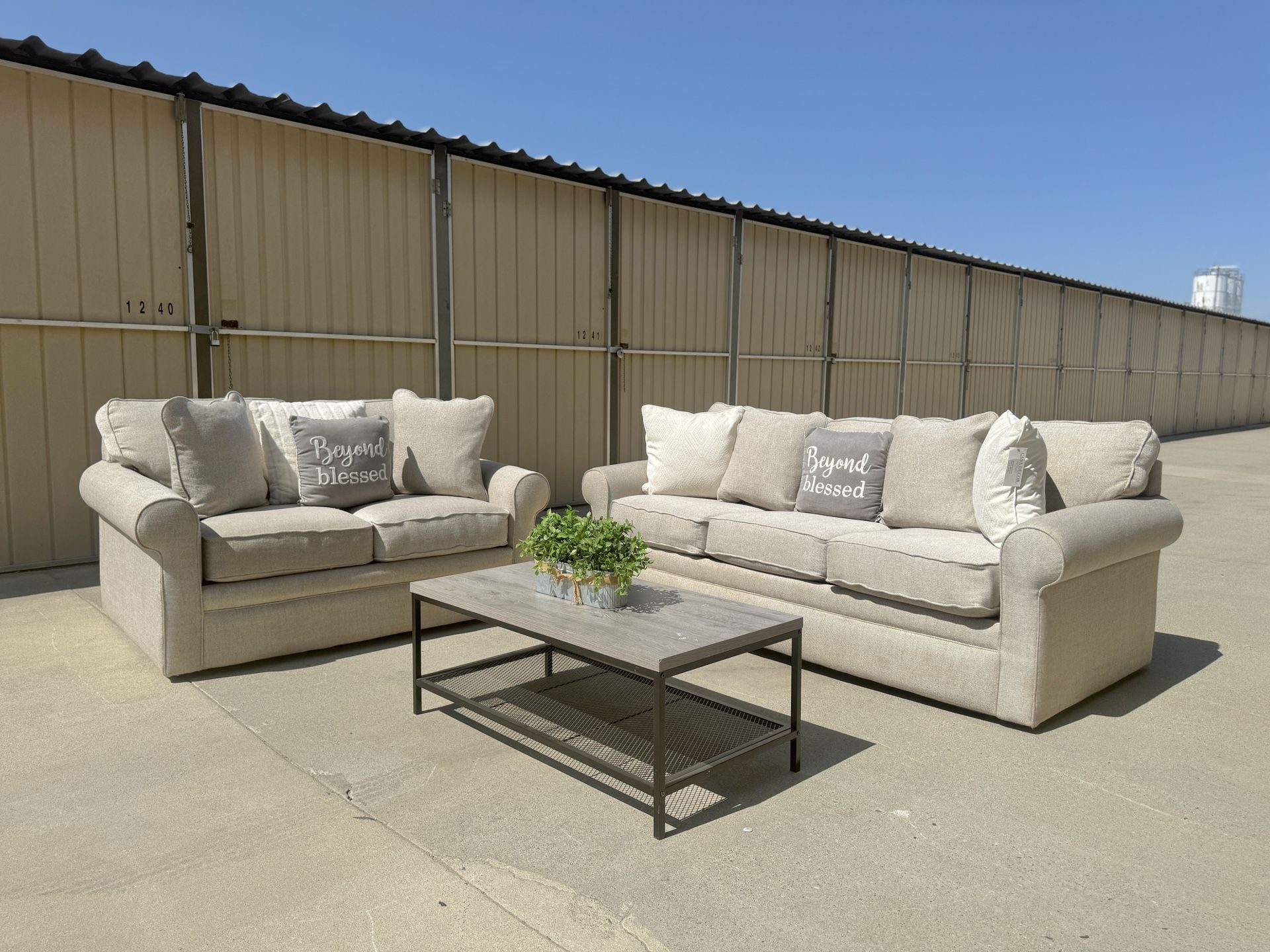 Couch And Love Seat Set