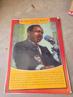 Vintage Dr. Martin Luther King Poster