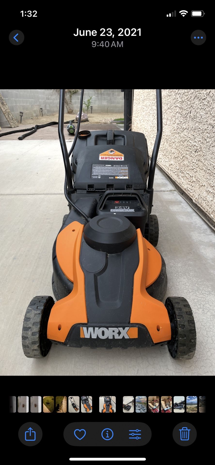 Worx Cordless Lawn Mower