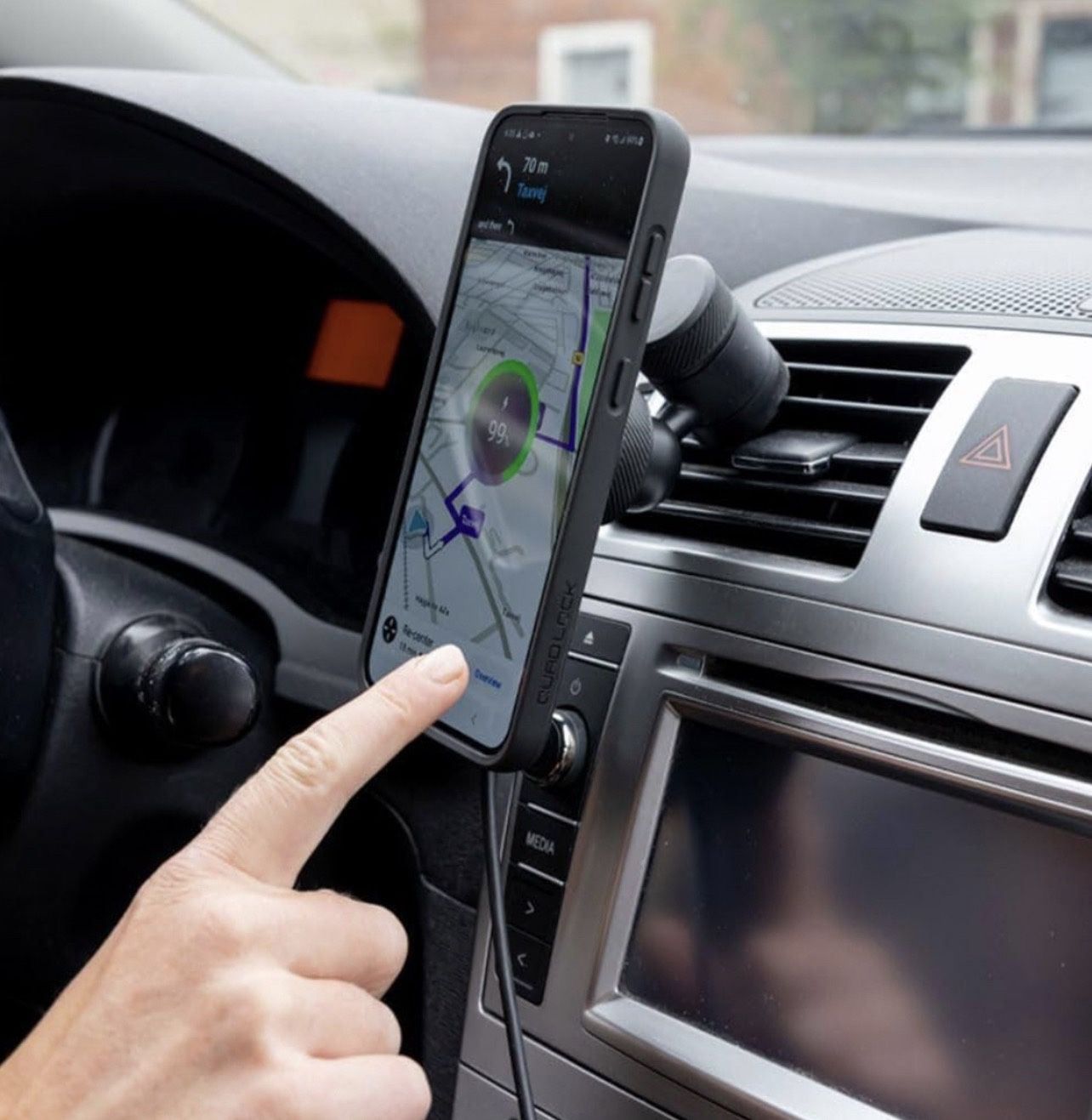 Quad Lock Car Phone Holder Vent Mount for iPhone Only