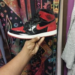 Air Jordan 1s Patent Leather OG Bred