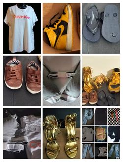 Gran caja de ropa & zapatos
