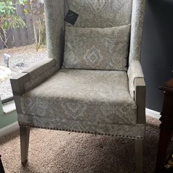 Large Wingback Chair . Like New 