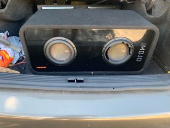 Memphis Audio Mini Mojo 8” Mini Subwoofers in Custom Memphis Audio Box