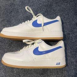 Nike Air Force 1 ‘07 White/Blue Shoes