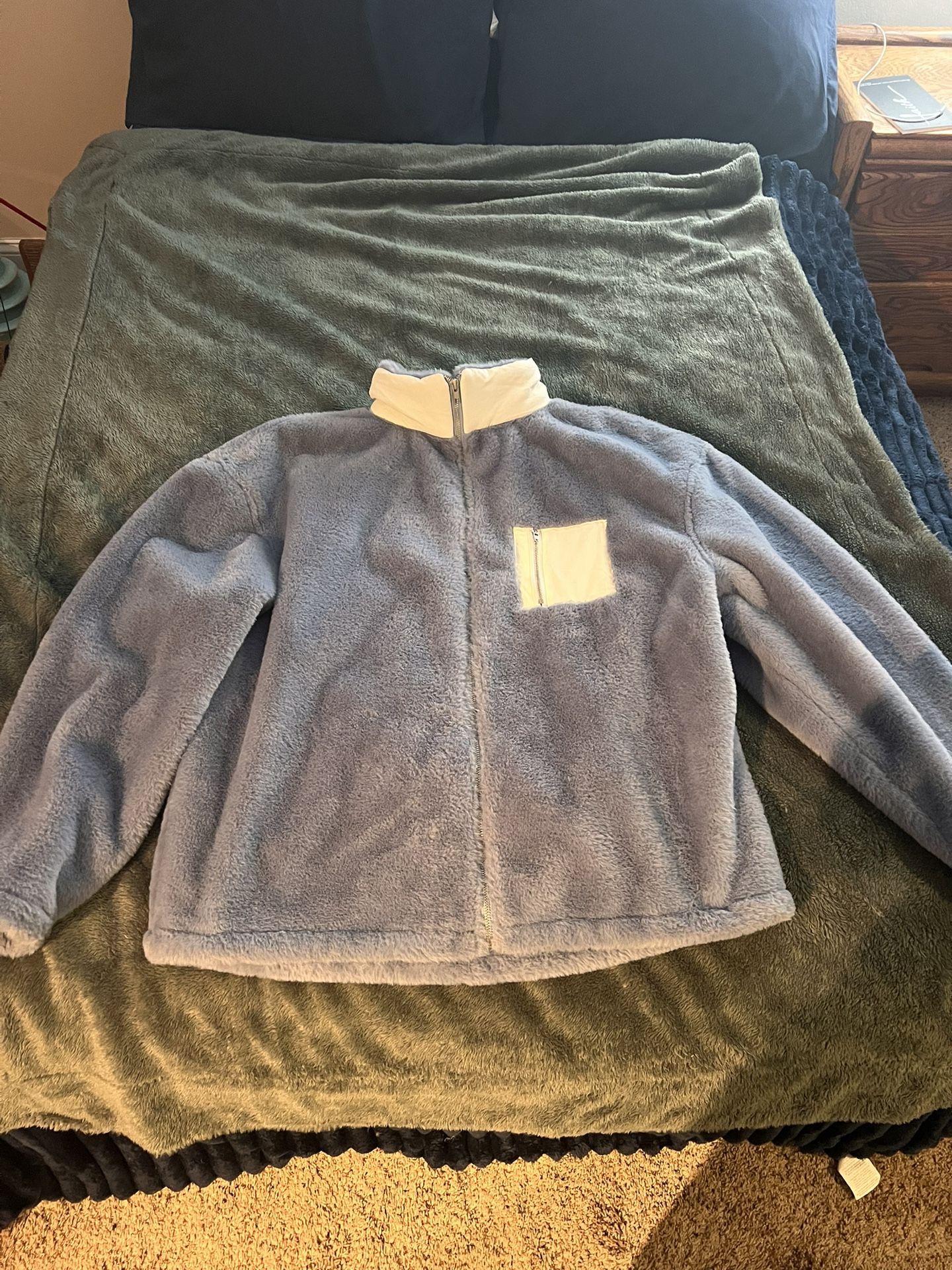Blue Fleece Jacket - XL