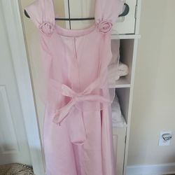 Girls size 14 Pink formal dress