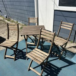 IKEA Bistro Set Plus Additional Two Chairs