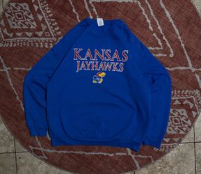 Vtg Kansas Jayhawks Crewneck