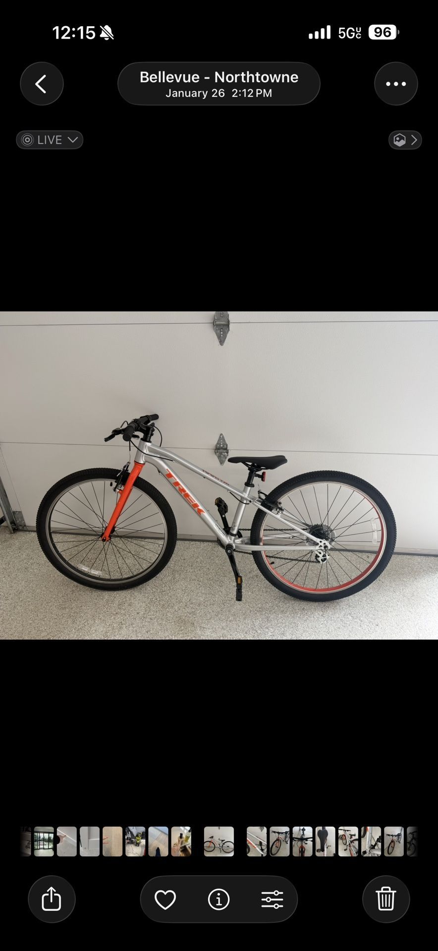 Trek “Wahoo” 24 Trail (Gray&Orange Children’s bike)