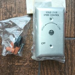 Wall Mount Speed Control 