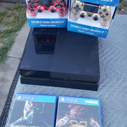 4 New Fighting Games None Boring & 2 Sealed controller with New Conditions PS4 Playstation 4 500GB $240! 1000GB $290! 2000GB $380 all works 100% per c