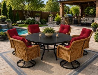 7 pcs new in box patio table set