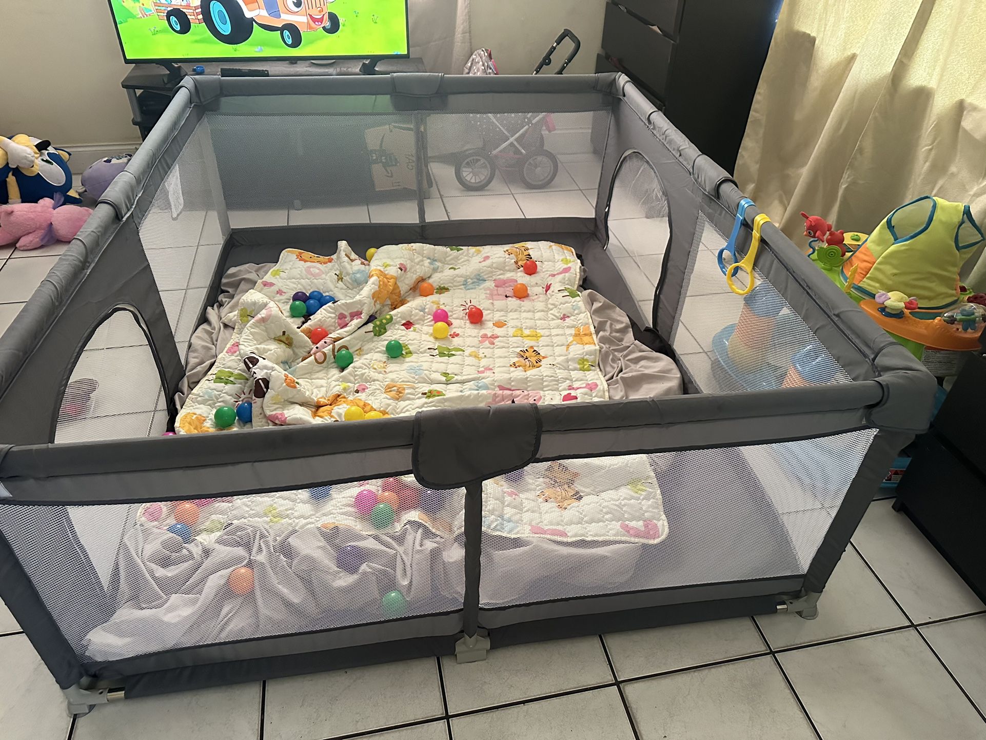 Corralito Para Bebés Baby Play Pen With May Included 