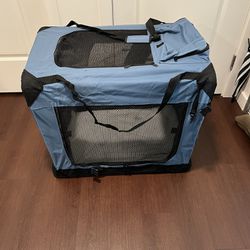 EliteField 3-Door Folding Soft Dog Crate - 30”