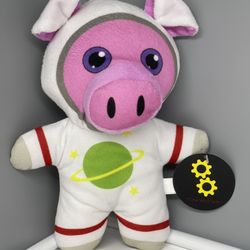 1/2023 Toy Works Astronaut Pig Plush Toy NWT 9”