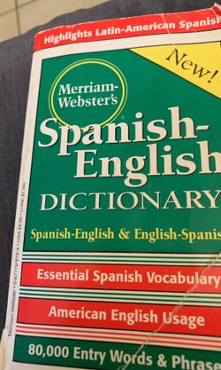 MerarÃamos Webster dictionary Spanish-English