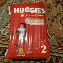 HUGGIES DIAPERS SIZE 2