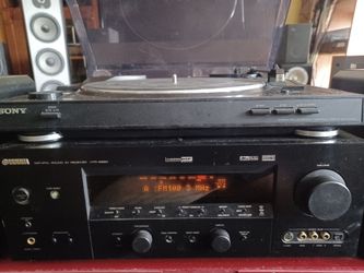 YAMAHA HTR 5860 7.1 AV RECEIVER, SONY FULLY AUTOMATIC TURNTABLE $350 FINAL PRICE READ DESCRIPTION AND SEE ALL PICTURES
