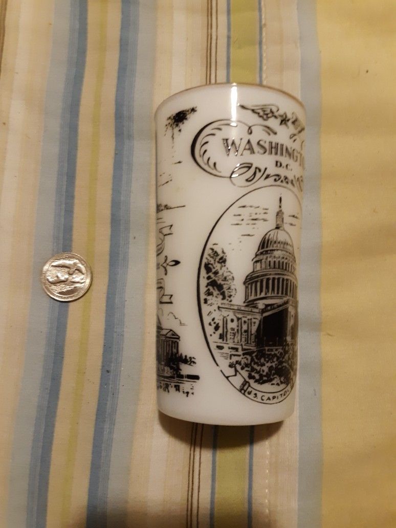 24K Gold Rim Milk American Monuments
