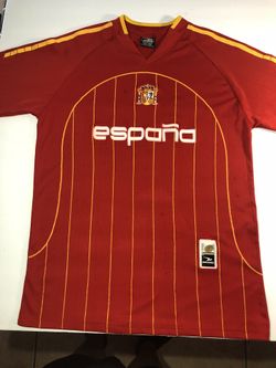 Soccer ⚽️ World Cup Jersey Shirt 🇪🇸 SPAIN 2018-ONE SIZE/ LARGE Same day Free shipping Pet & Smoke Free Gently Used
