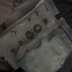 Breast milk supply bags