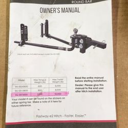Distribution Hitch 