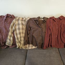  Shirts Woman Man Size 14 And Size S