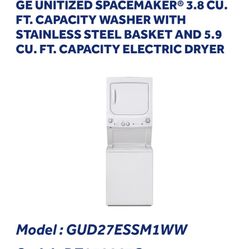 Stacked Washer And Dryer 