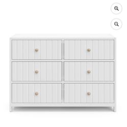 Graco Teddi 6 Drawer Dresser, White 